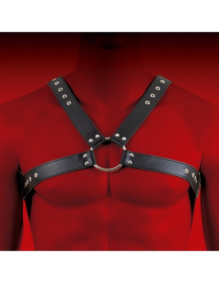 VIRGITE  MAN BONDAGE BODY HARNESS MOD. 3 BLACK