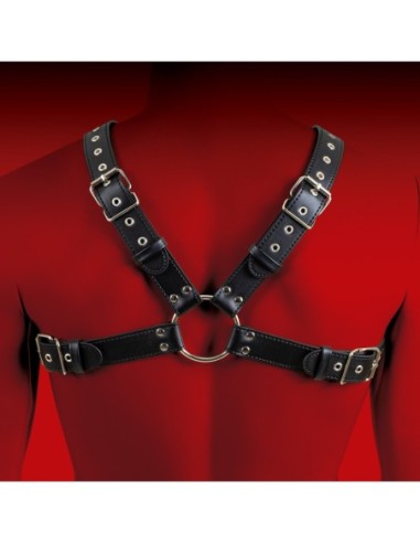 VIRGITE  MAN BONDAGE BODY HARNESS MOD. 3 BLACK