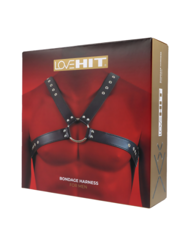 VIRGITE  MAN BONDAGE BODY HARNESS MOD. 3 BLACK