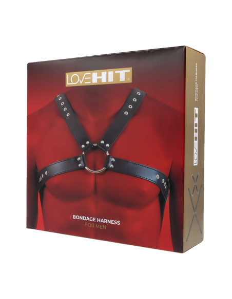 VIRGITE  MAN BONDAGE BODY HARNESS MOD. 3 BLACK