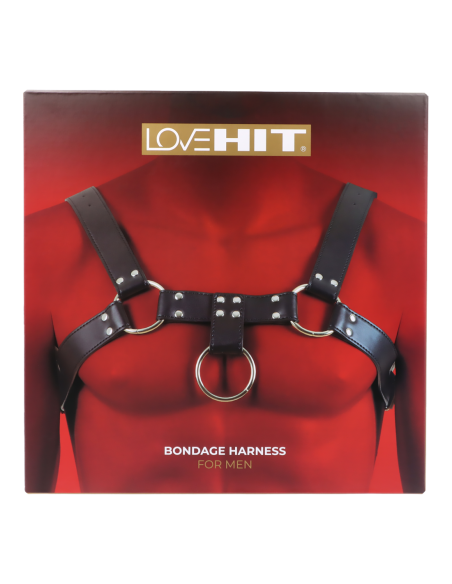 VIRGITE  MAN BONDAGE BODY HARNESS MOD. 4 BLACK