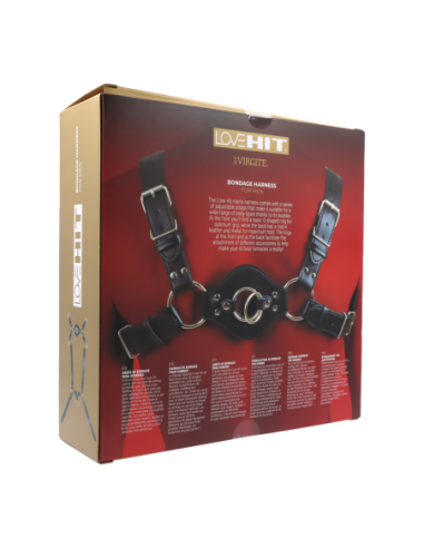 VIRGITE ARNÉS DE CUERPO BONDAGE HOMBRE MOD. 4...