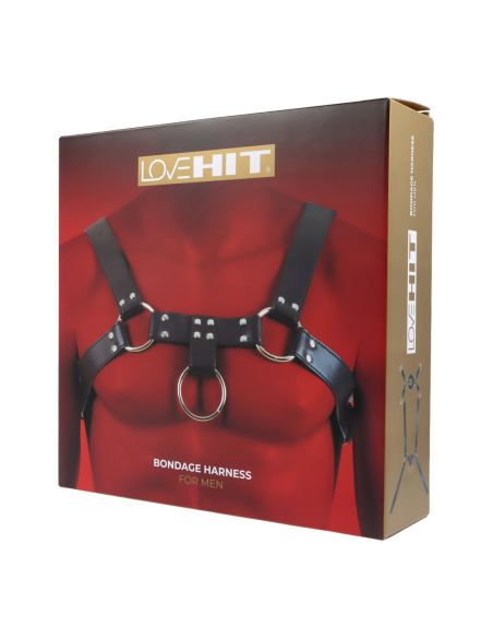 VIRGITE  MAN BONDAGE BODY HARNESS MOD. 4 BLACK