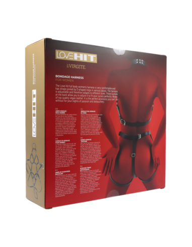 VIRGITE ARNÉS DE CUERPO BONDAGE PARA MUJER MOD....