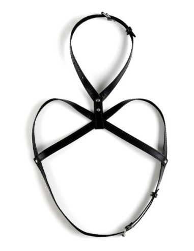 VIRGITE  WOMAN BREAST HARNESS MOD. 1 BLACK