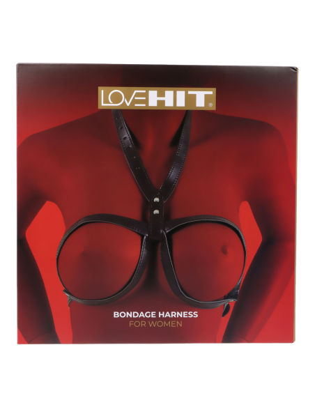 VIRGITE  WOMAN BREAST HARNESS MOD. 1 BLACK