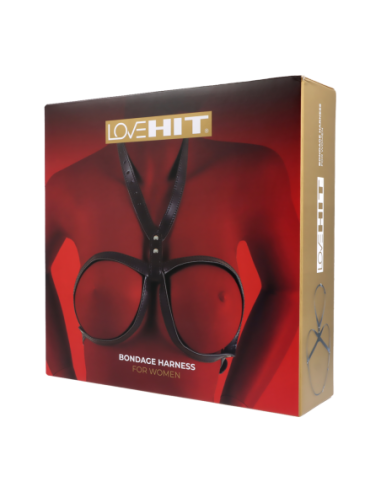 VIRGITE  WOMAN BREAST HARNESS MOD. 1 BLACK