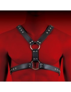 VIRGITE  MAN BONDAGE BODY HARNESS MOD. 5 BLACK 2