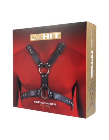 VIRGITE  MAN BONDAGE BODY HARNESS MOD. 5 BLACK