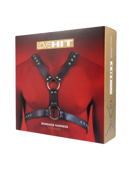 VIRGITE ARNÉS DE CUERPO BONDAGE HOMBRE MOD. 5 NEGRO