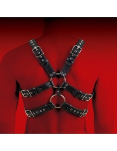 VIRGITE ARNÉS DE CUERPO BONDAGE HOMBRE MOD. 6 NEGRO 2