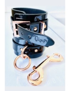KINKY DIVA ANKLE CUFFS BLACK 2
