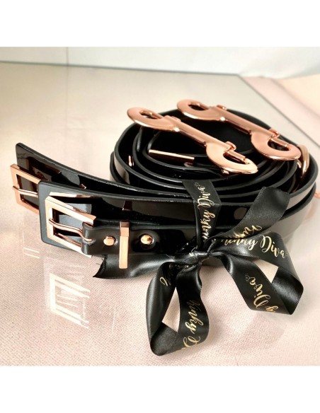 KINKY DIVA PUÑOS DE MUÑECA Y MUSLO NEGRO