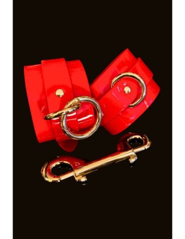 KINKY DIVA WRIST CUFFS RED