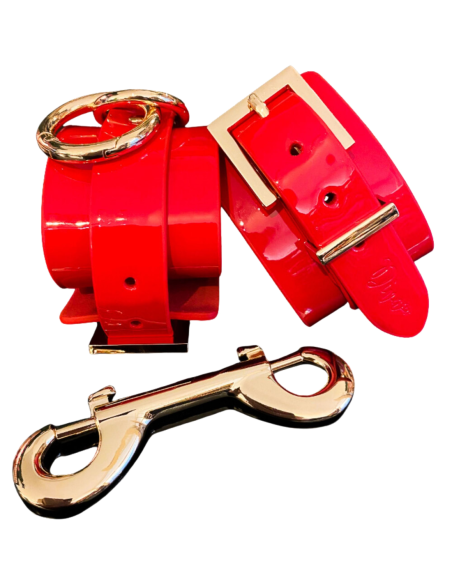 PUÑOS DE TOBILLOKINKY DIVA ROJO