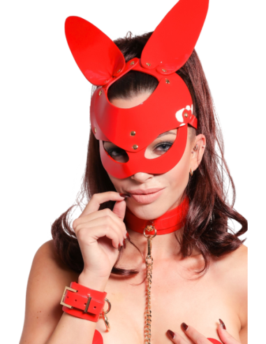 KINKY DIVA MÁSCARA DE CONEJITO ROJA