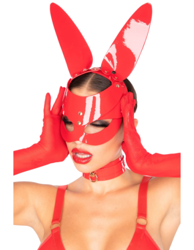 KINKY DIVA MÁSCARA DE CONEJITO ROJA