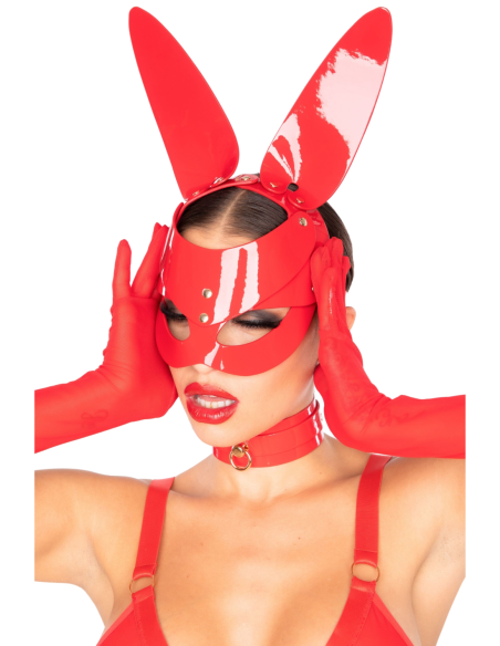 KINKY DIVA MÁSCARA DE CONEJITO ROJA