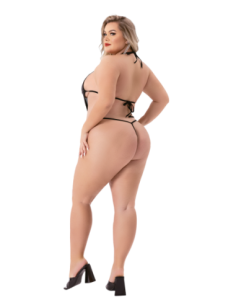 TEDDY CRISS CROSS WETLOOK NEGRO, Q 2