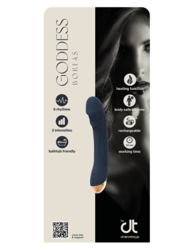 INLAY DREAMTOYS GODDESS COLLECTION BOREAS LIQUID SILIONE VIBRATOR WITH HEATING FUNCTION