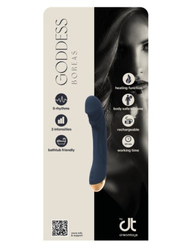 VIBRADOR DE SILICONA LÍQUIDA BOREAS DREAMTOYS...