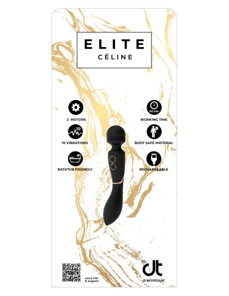INCRUSTACIONES DREAMTOYS ELITE VIBRADOR DE VARITA CELINE