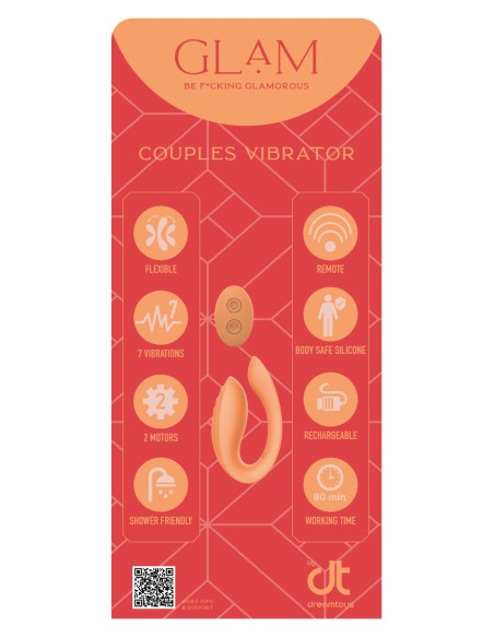 INCRUSTACIÓN DREAMTOYS VIBRADOR GLAM PAREJAS