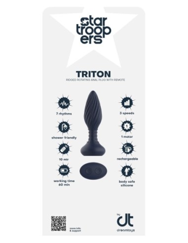 INLAY DREAMTOYS STARTROOPERS TRITON VIBRATING ANAL PLUG