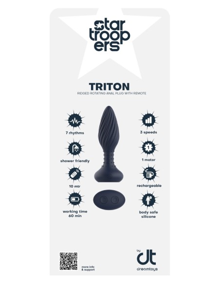 INCRUSTACIÓN DREAMTOYS STARTROOPERS TRITON TAPÓN ANAL VIBRADOR
