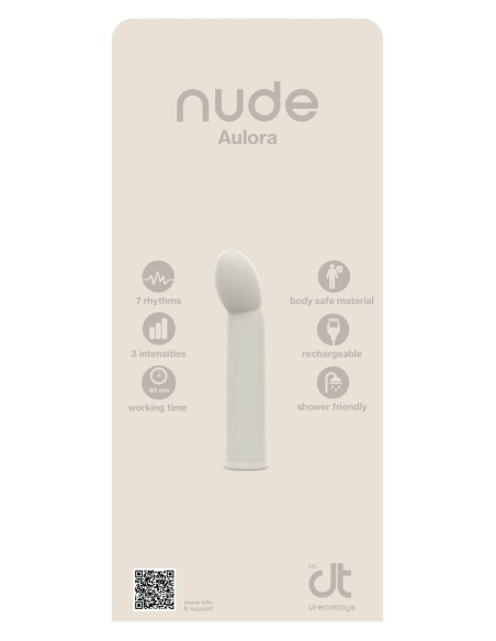INCRUSTACIONES DREAMTOYS NUDE AULORA TRAVEL VIBRADOR DE PUNTO G