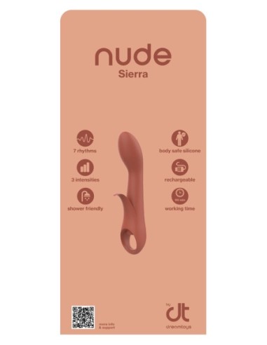 INLAY DREAMTOYS NUDE SIERRA G-SPOT DUO VIBRATOR