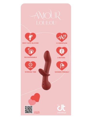 INLAY DREAMTOYS AMOUR FLEXIBLE G-SPOT DUO VIBE LOULOU