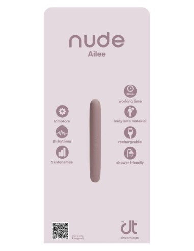 VIBRADOR DE VIAJE INLAY DREAMTOYS NUDE AILEE