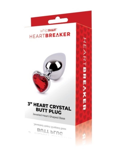 PLUG ANAL METÁLICO HEARTBREAKER MEDIANO