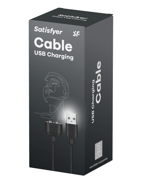 SATISFYER USB CHARGING CABLE BLACK