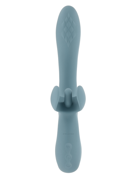 EVOLVED RABBIT VIBRATOR TAKE YOUR FLICK BLUE