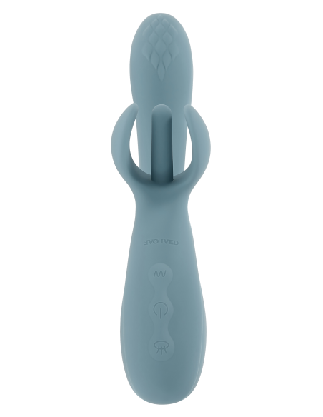 EVOLVED RABBIT VIBRATOR TAKE YOUR FLICK BLUE