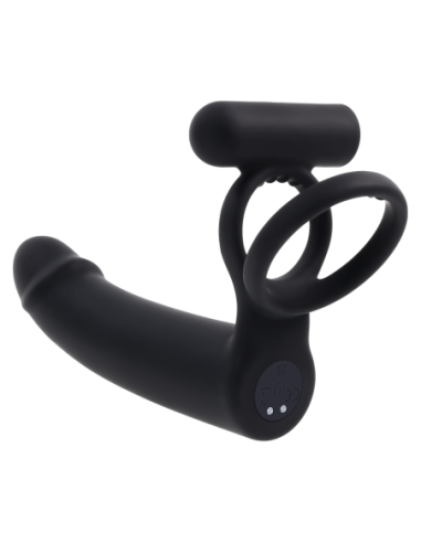 GENDER X DILDO WITH COCKRING BLACK