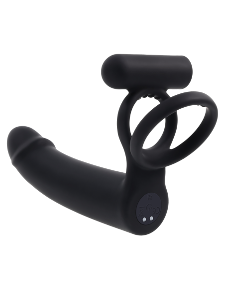 GENDER X DILDO WITH COCKRING BLACK