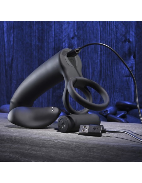 GENDER X DILDO WITH COCKRING BLACK