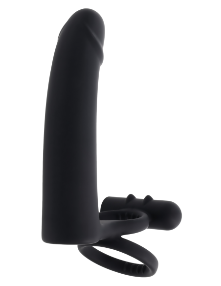 GENDER X DILDO WITH COCKRING BLACK