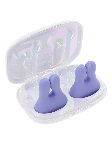 PLAYBOY PINZAS PARA PEZONES EN UNA PIZCA DE COLOR PÚRPURA