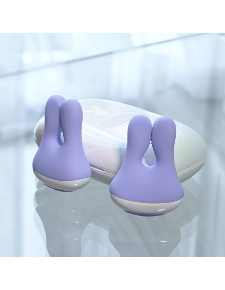 PLAYBOY PINZAS PARA PEZONES EN UNA PIZCA DE COLOR PÚRPURA