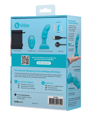 B-VIBE REMOTE CONTROL RIMMING P-SPOT PLUG