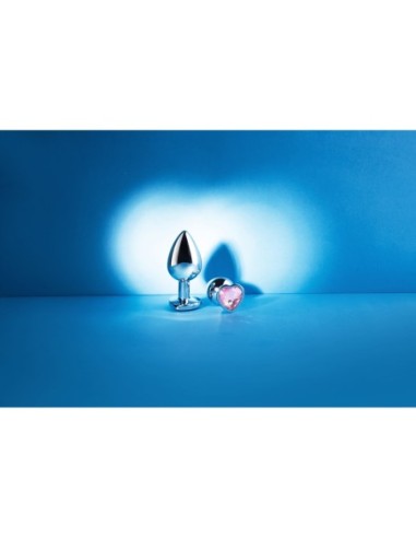 B-VIBE JEWEL HEART METAL BUTT PLUG TRAINING SET