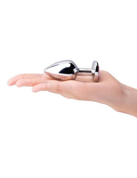 B-VIBE JEWEL HEART METAL BUTT PLUG TRAINING SET