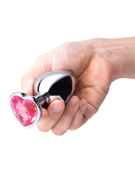 B-VIBE SET DE ENTRENAMIENTO JEWEL HEART METAL BUTPLUG