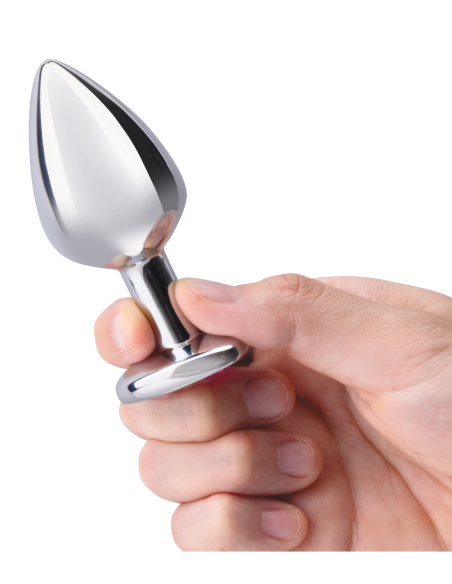 B-VIBE JEWEL HEART METAL BUTT PLUG TRAINING SET