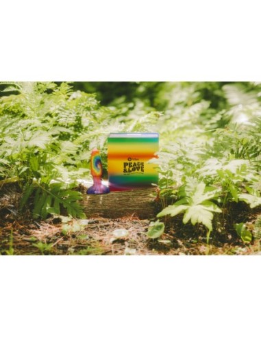 B-VIBE PEACE AND LOVE TIE DYE RIMMING PLUG
