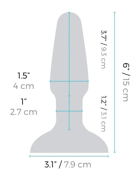 B-VIBE PEACE AND LOVE TIE DYE RIMMING PLUG